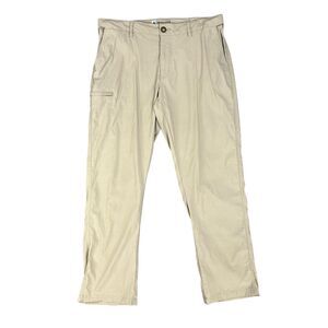 UnionBay Pants Mens 36 Beige Classic Fit Expandable Comfort Waist Active Outdoor